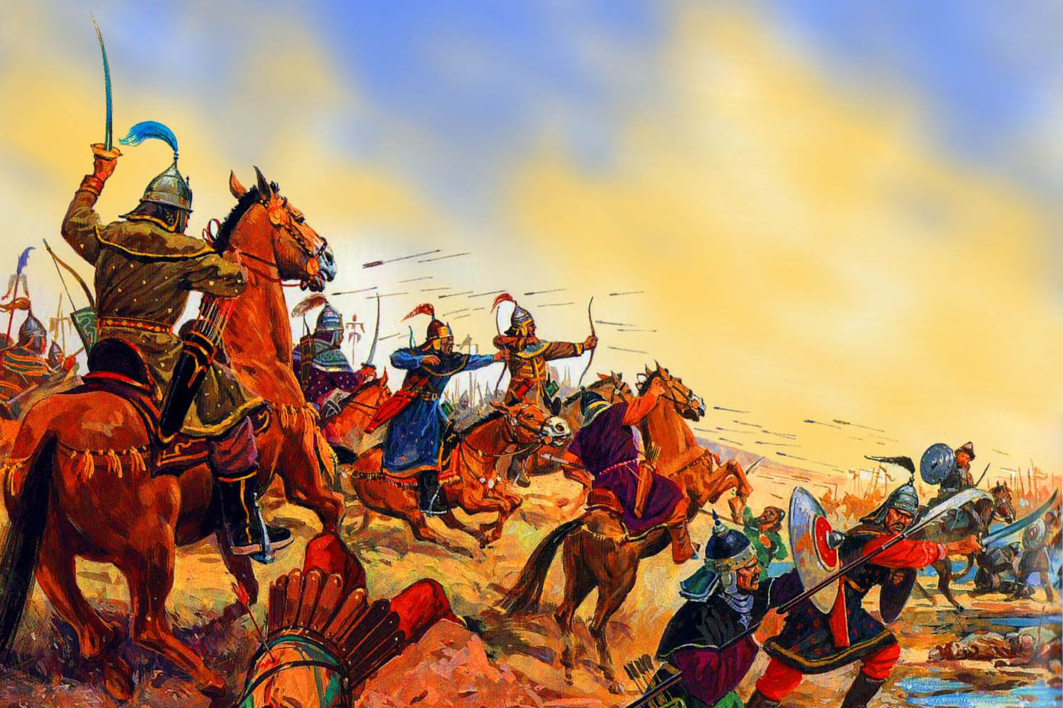 Государства которые были завоеваны татаро монголами